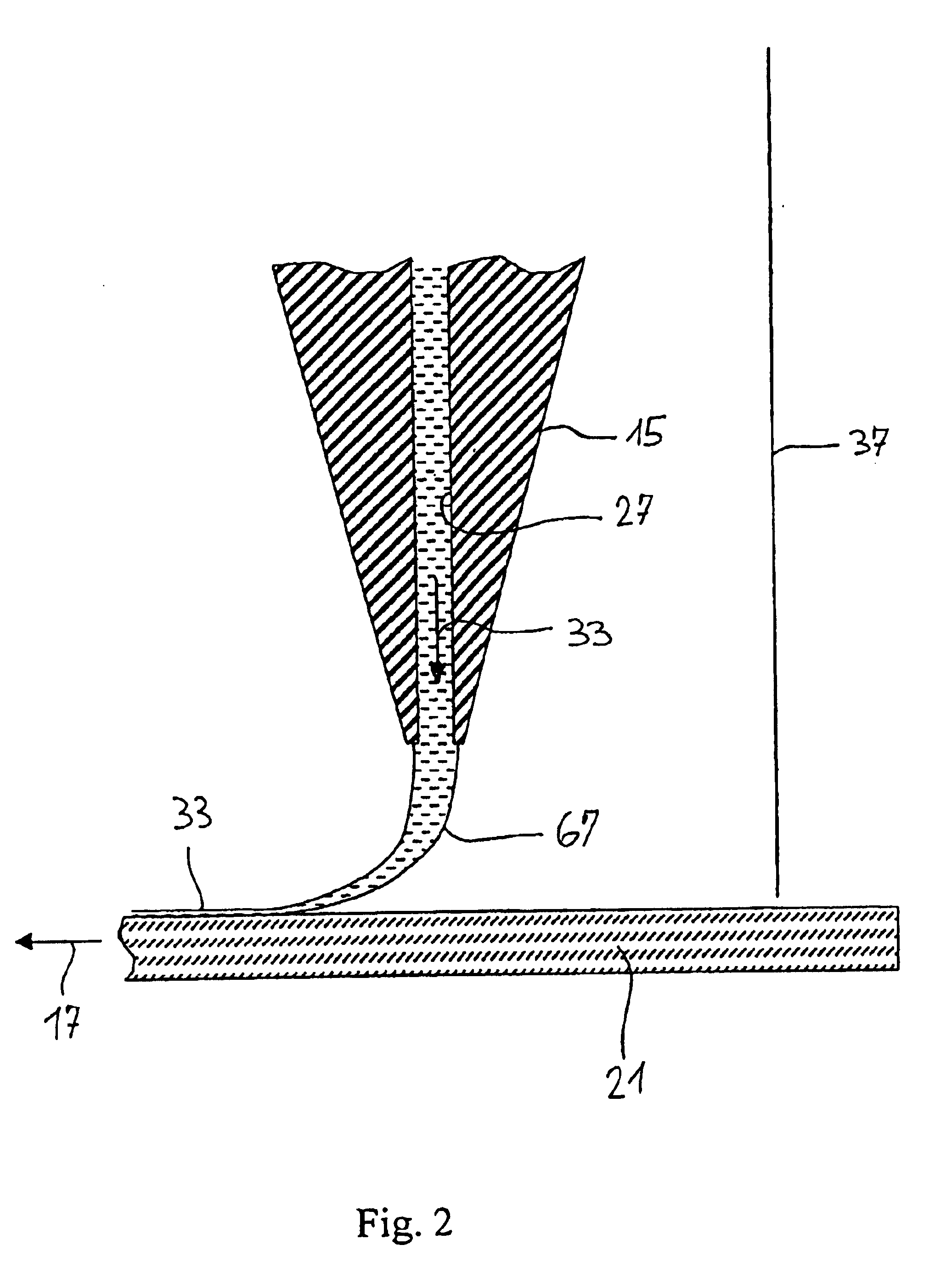 Method and device for the production of an antireflective coating, antireflective coating, and antireflective-coated substrate