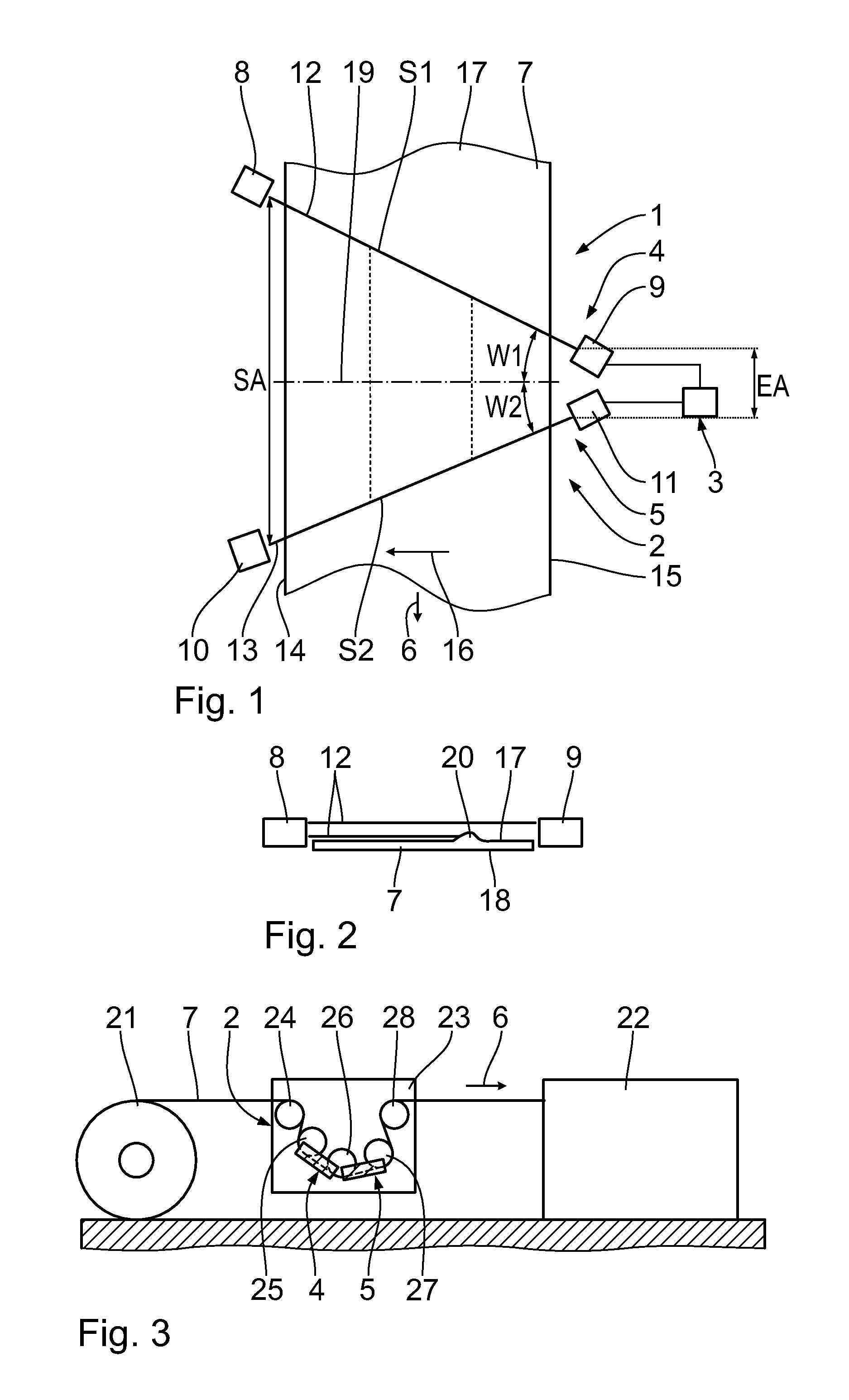 Installation for processing a paper web or corrugated cardboard web