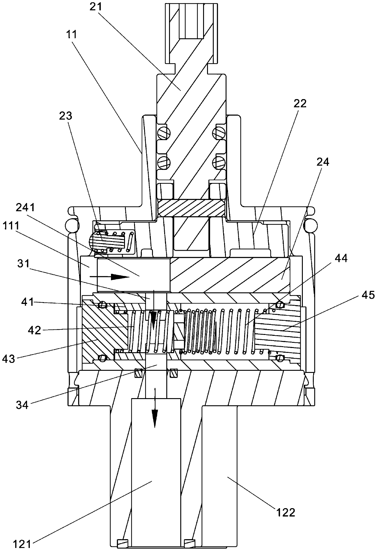 Cold discharge valve element