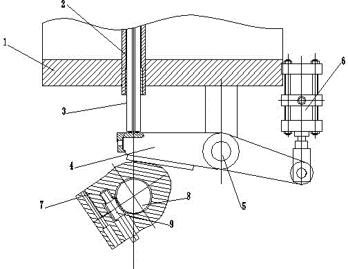 Material discharging and ejecting mechanism