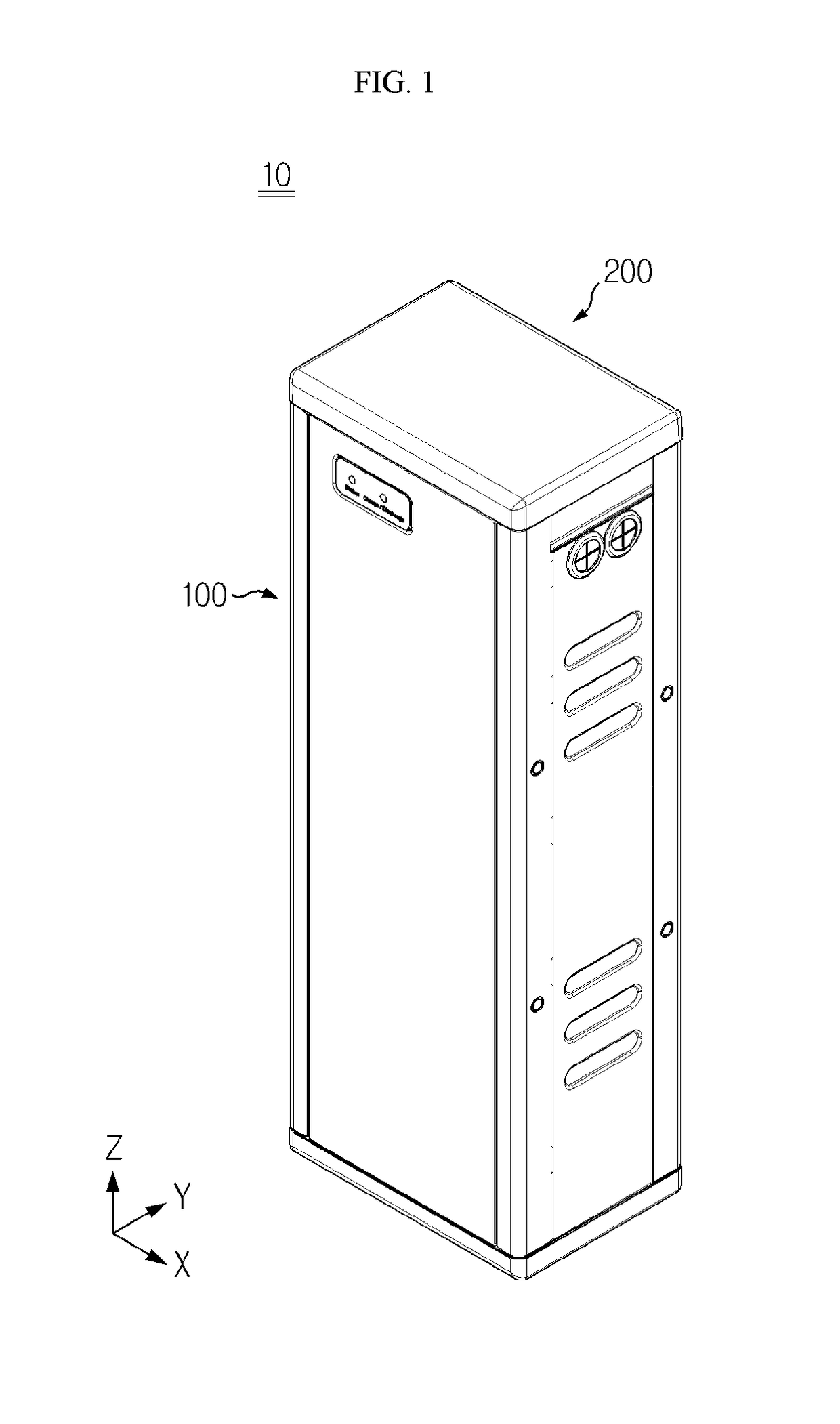 Electrical box for battery pack and battery pack structure using same