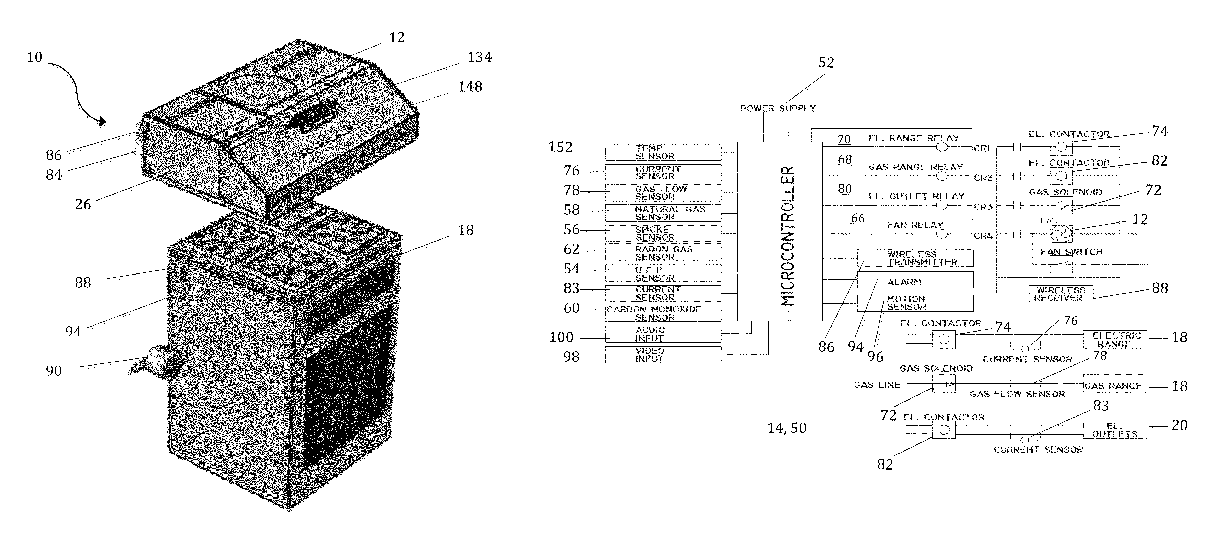 Cookery air purification and exhaust system