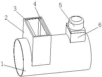 A special sewage valve for sewage treatment sedimentation tank