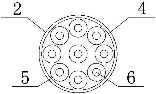 A hydraulic fracturing perforation structure