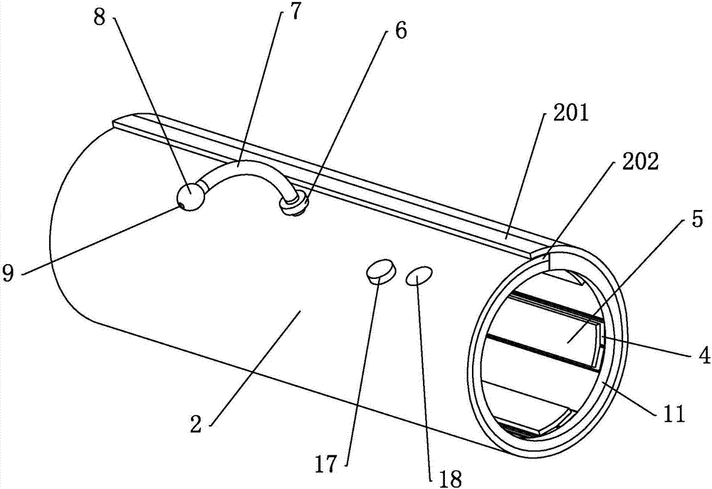 Leaking stoppage method for gas pipeline and device implementing method