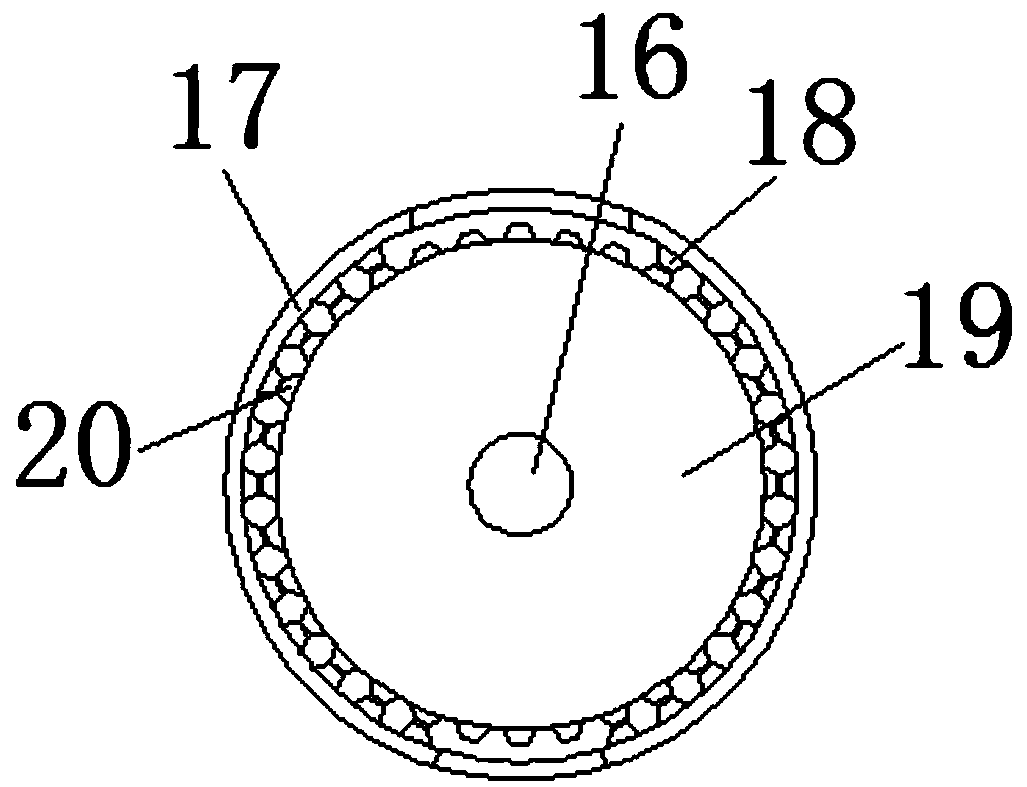 Waste recycling device for plastic wood floor