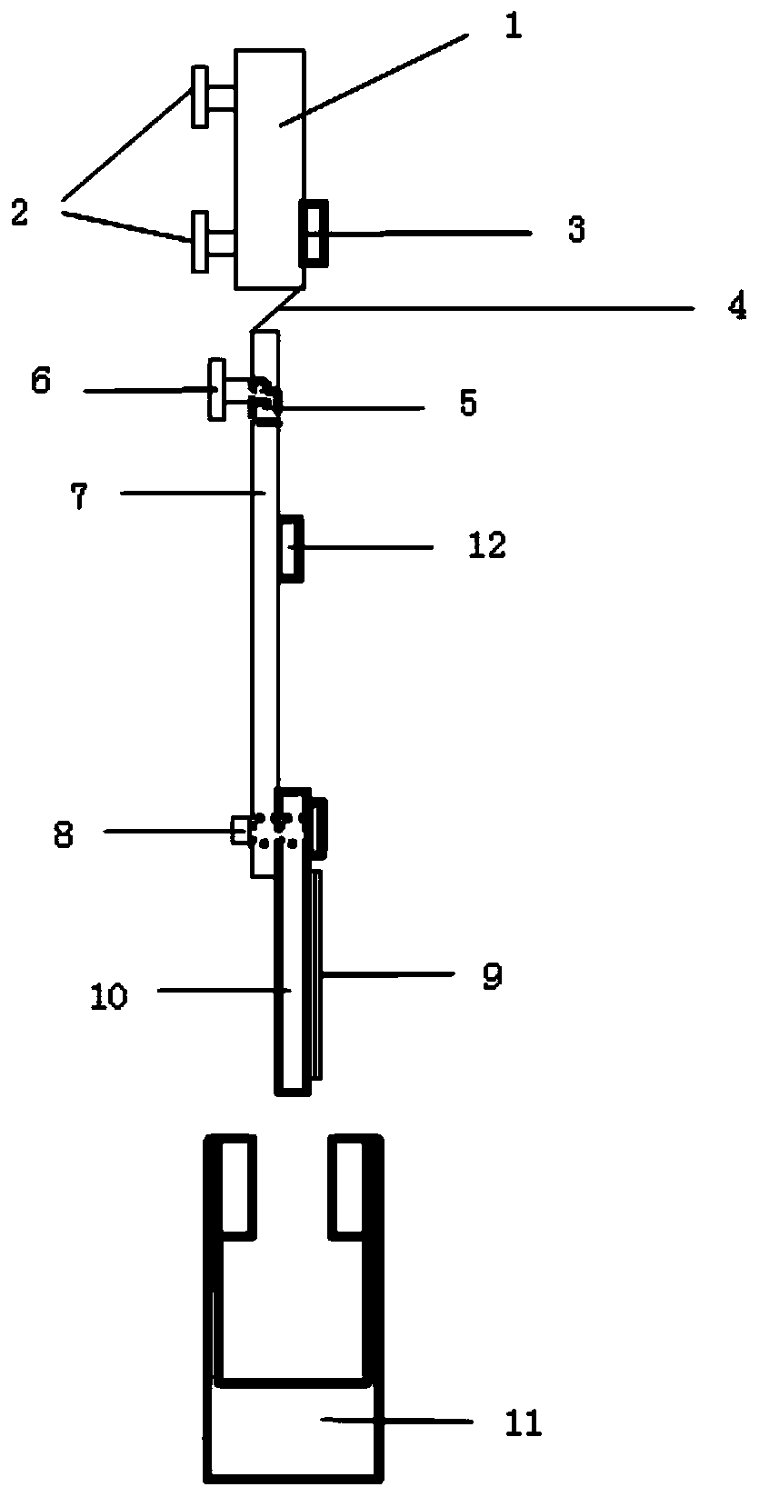 Magnetic type electromagnetic induction demonstration instrument