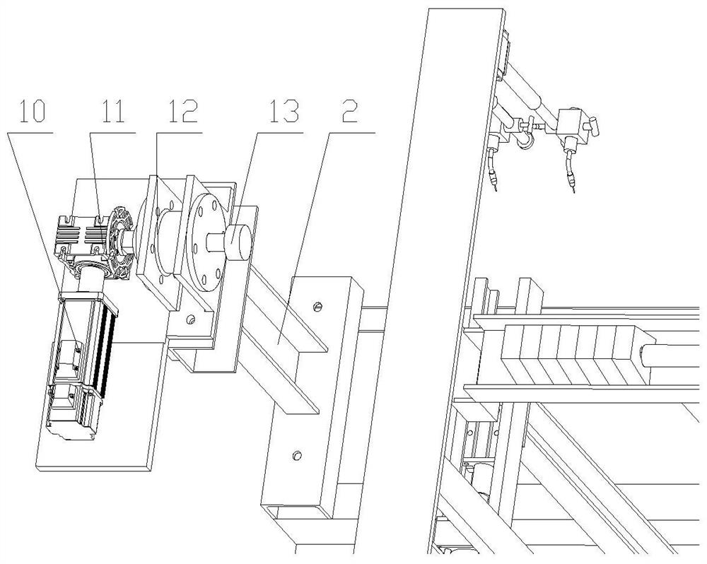 Rotary tiller tool shaft tool magazine automatic welding machine