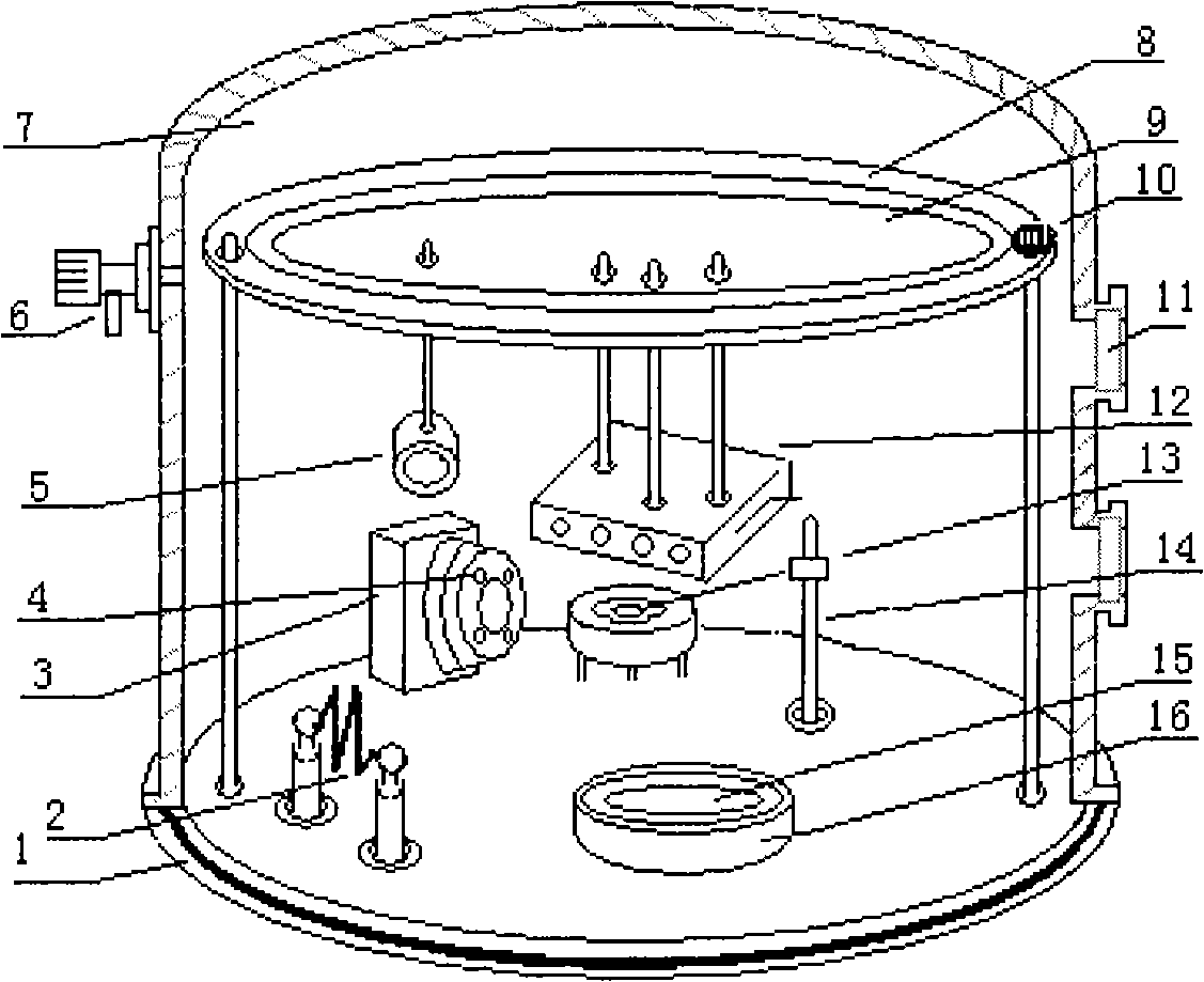 Film preparation device and observation method for film growth