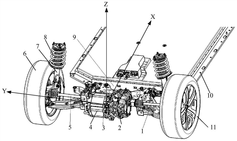 A Method for Measuring the Included Angle of Half Axis