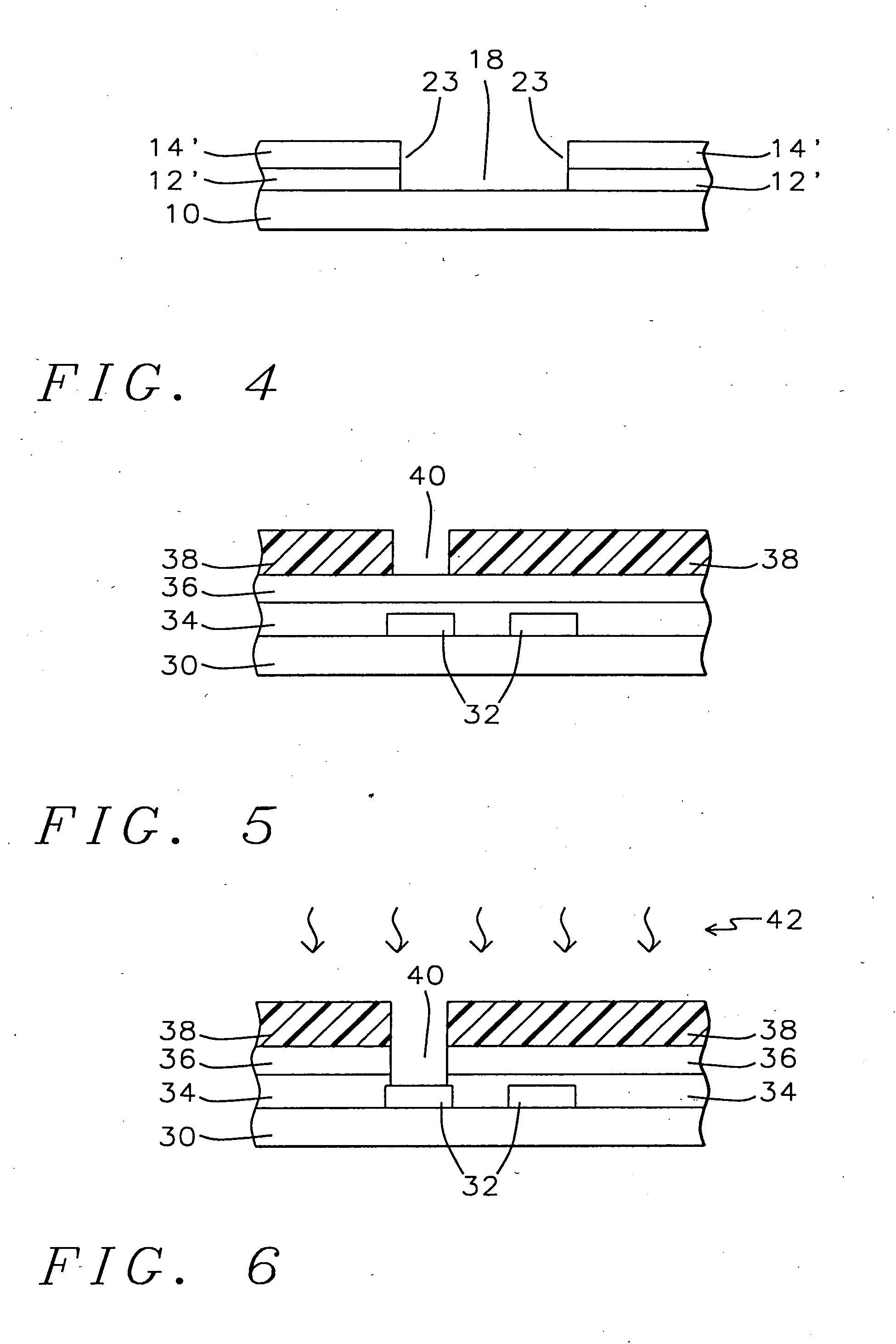 Lateral etch inhibited multiple etch method for etching material etchable with oxygen containing plasma