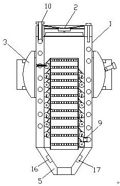 Fan structure of grain drying machine, and grain drying machine