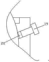 Fan structure of grain drying machine, and grain drying machine