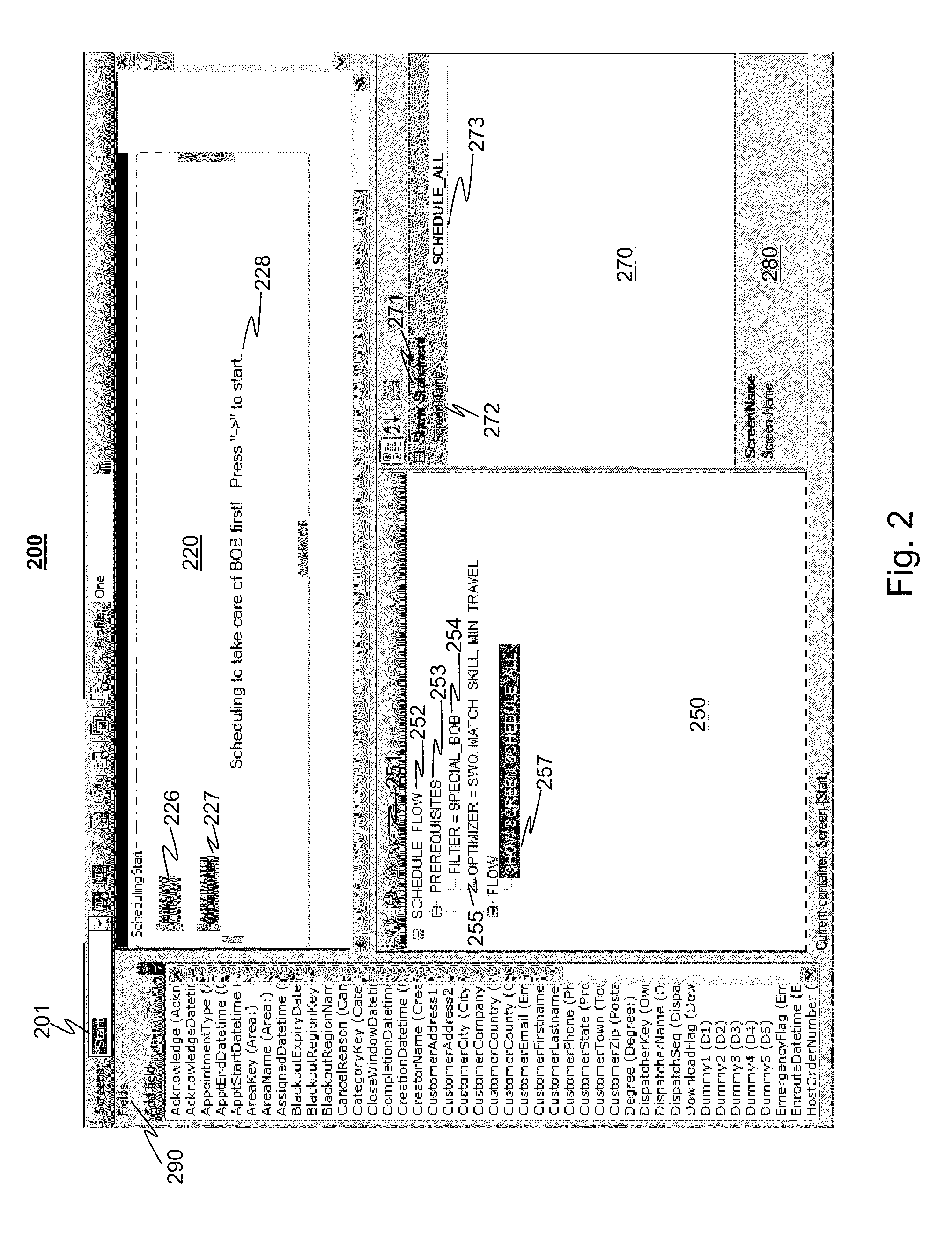System and method for a configurable and extensible allocation and scheduling tool