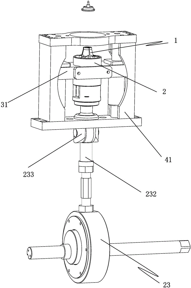 Quick valve port grabbing device