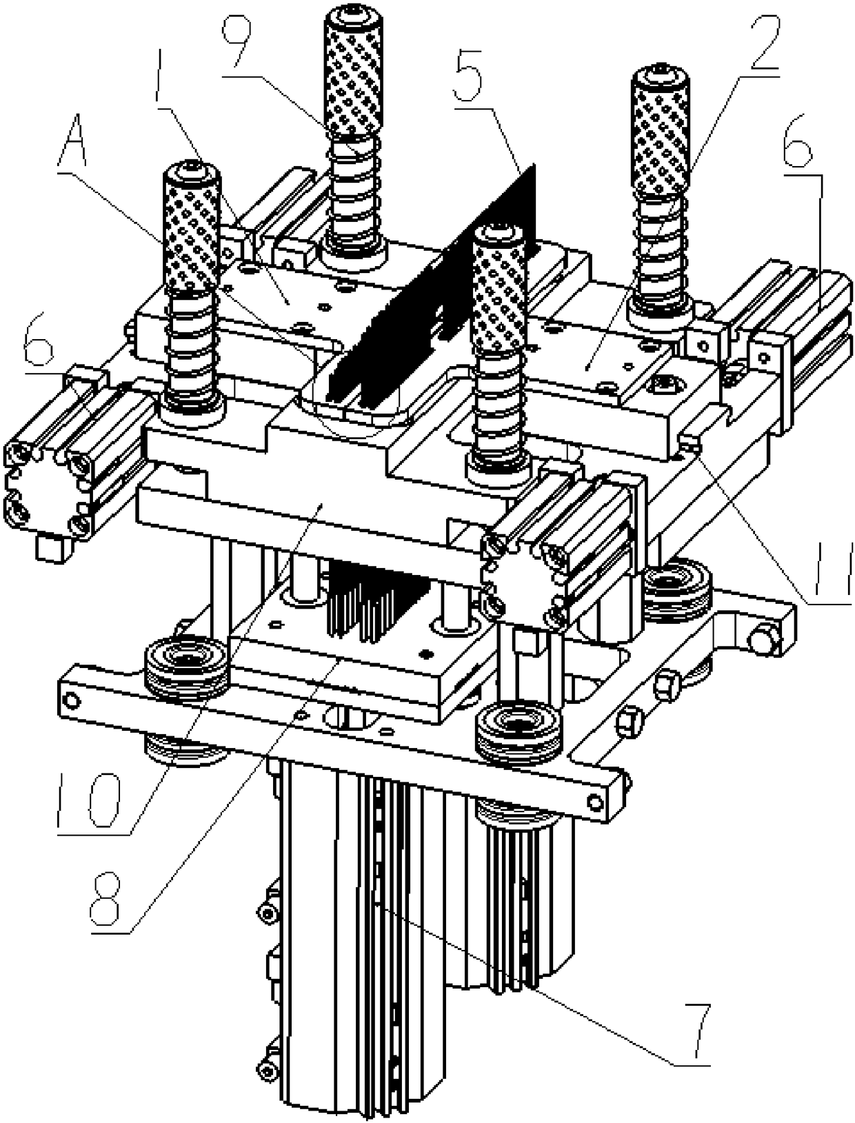 Multi-pin clamping mechanism