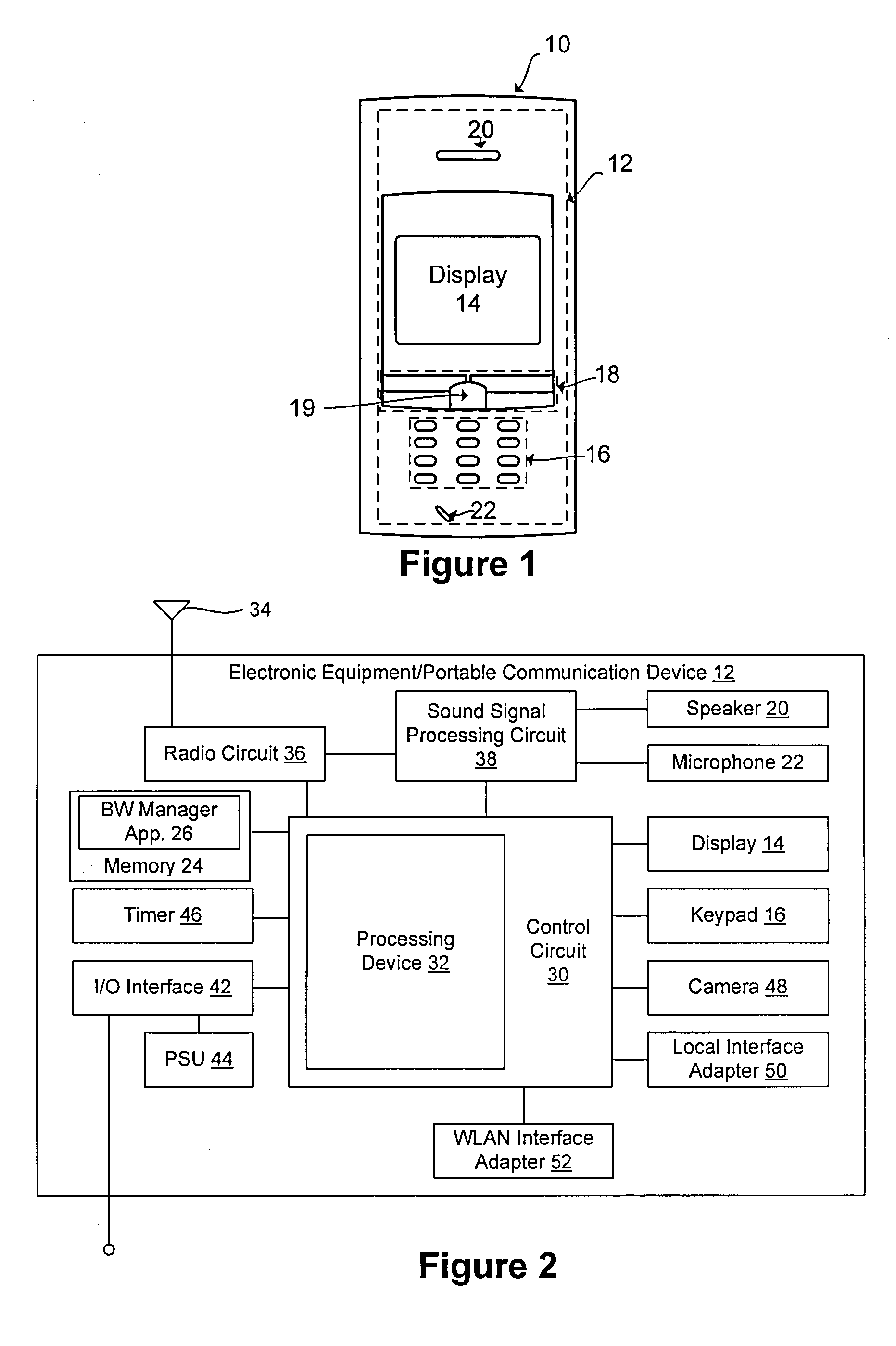 System and method for short range sharing of bandwidth between electronic equipment