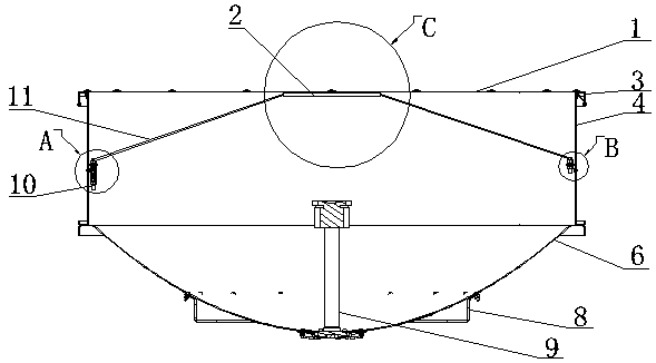 Microwave antenna wide-frequency flexible antenna cover