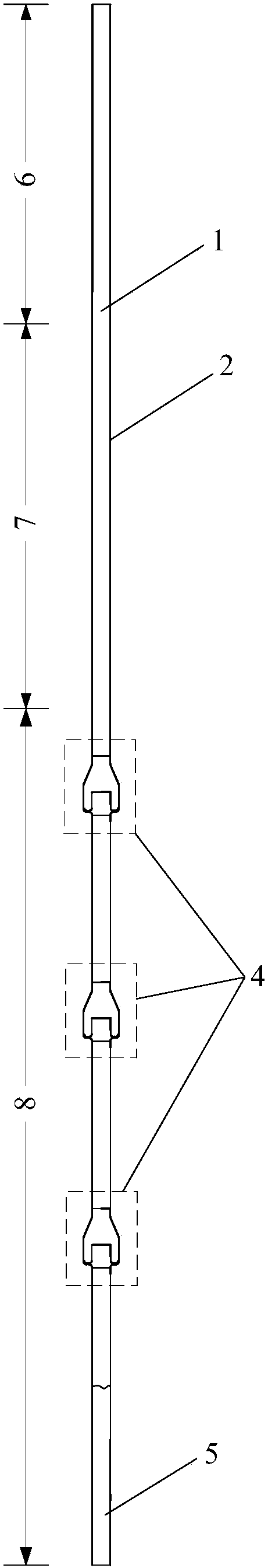 An ultra-long flexible heat pipe and its geothermal snow melting and deicing method