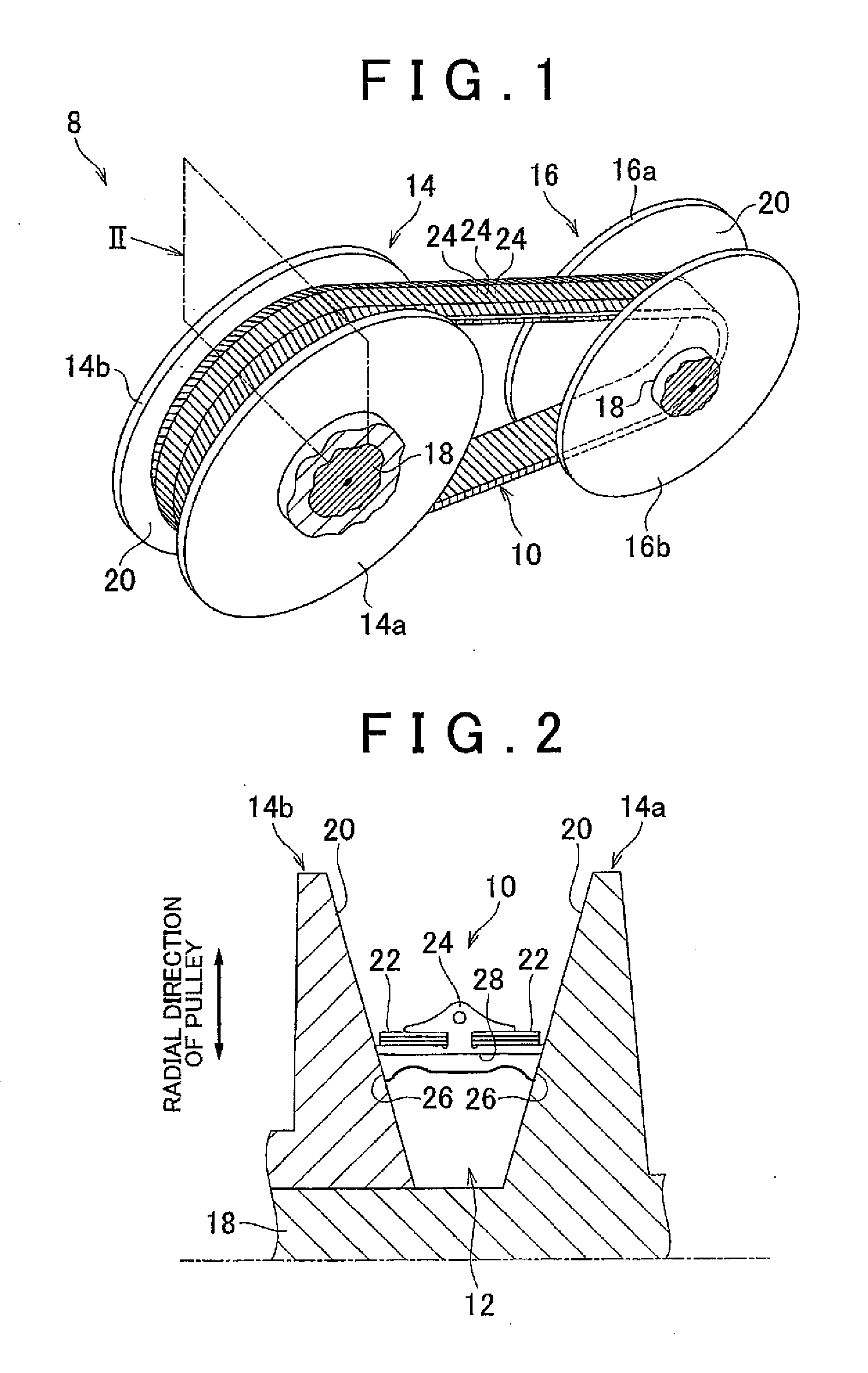 Elements of drive power transfer belt of belt-drive continuously variable transmission for vehicle