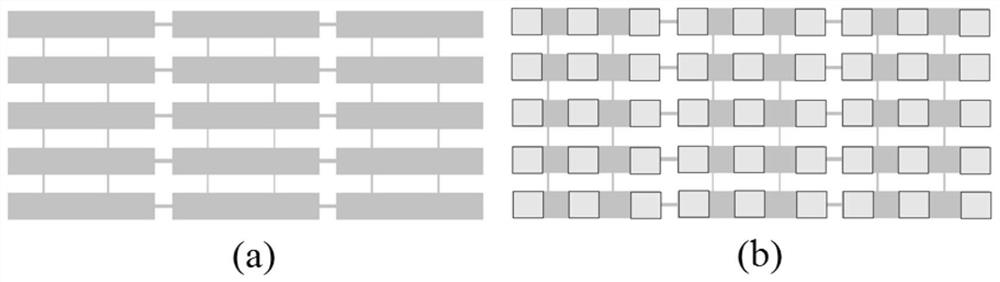 Packaging material structure layer for front connection of high junction temperature power module chip and manufacturing method thereof