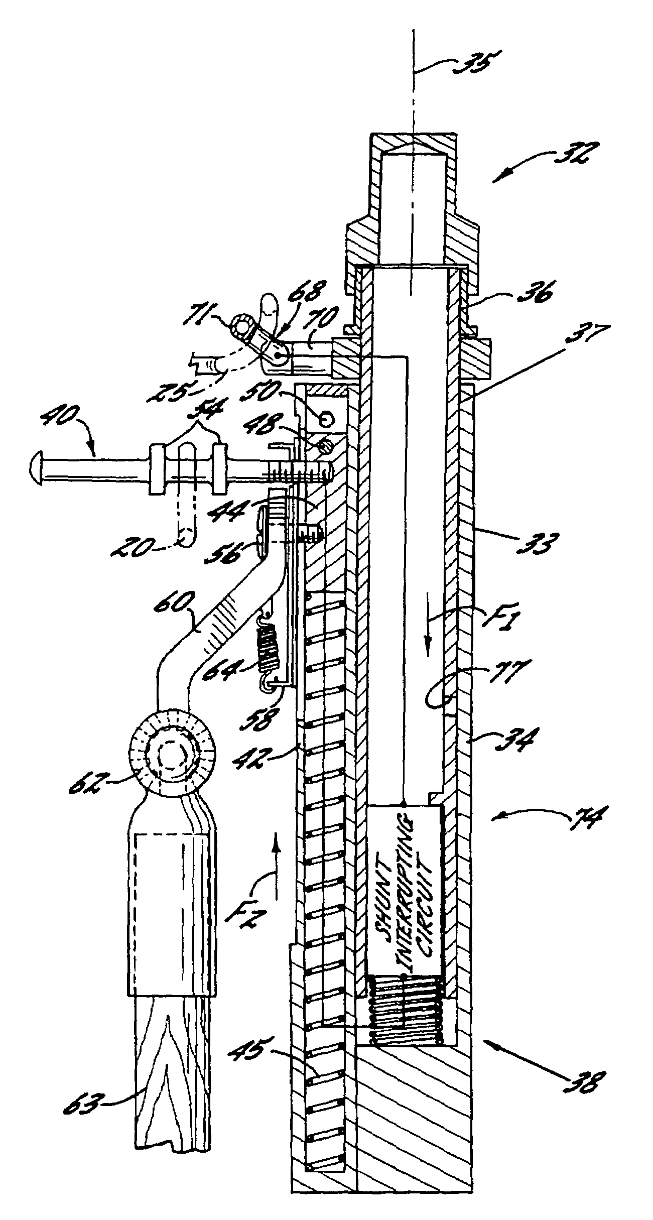 Interrupting apparatus having operations counter and methods of forming and using same