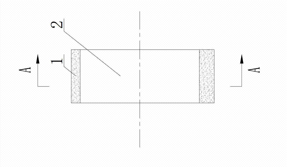 Compressive strength test method for surface strengthening layer and substrate of axial part