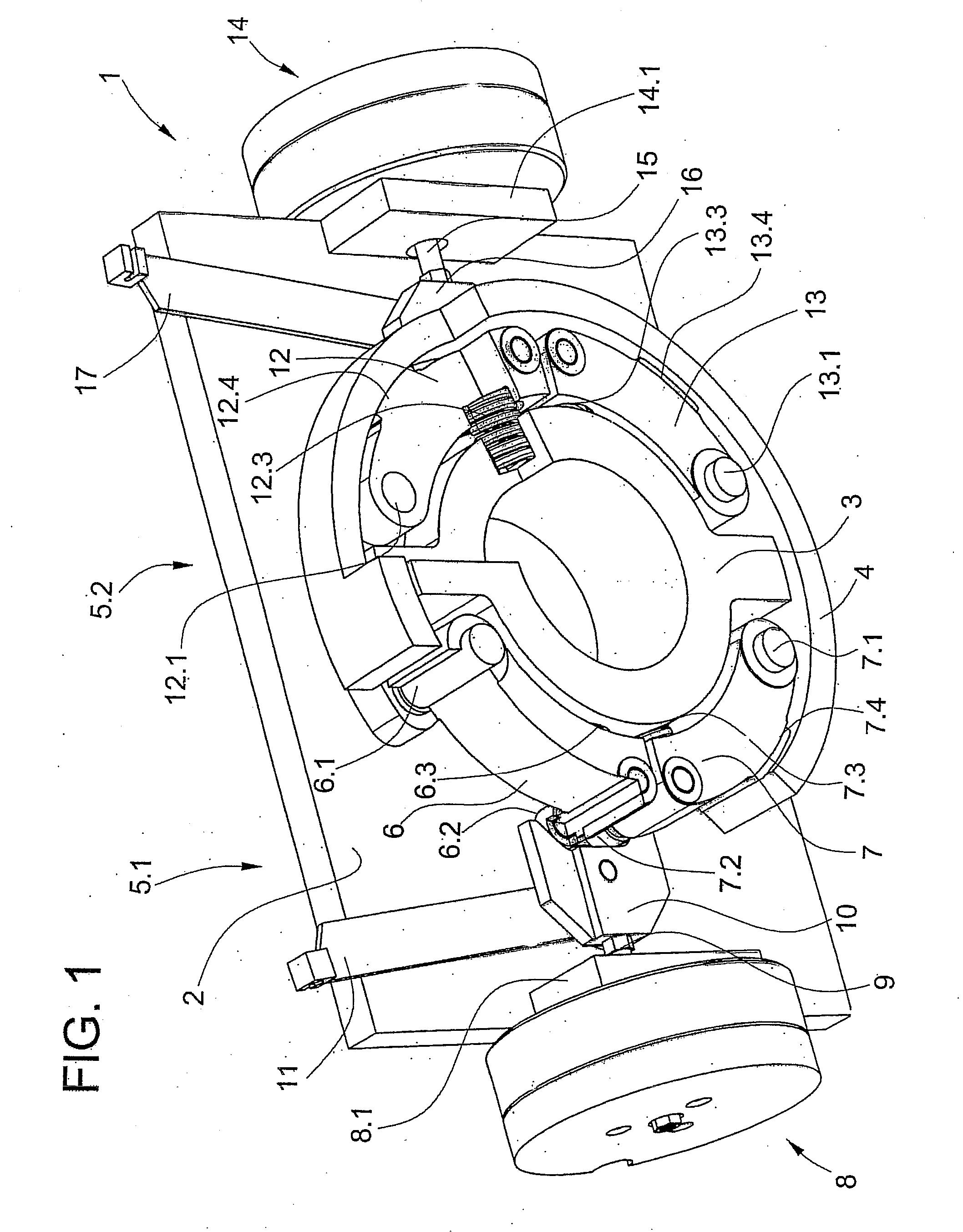 Shoe brake for an elevator drive