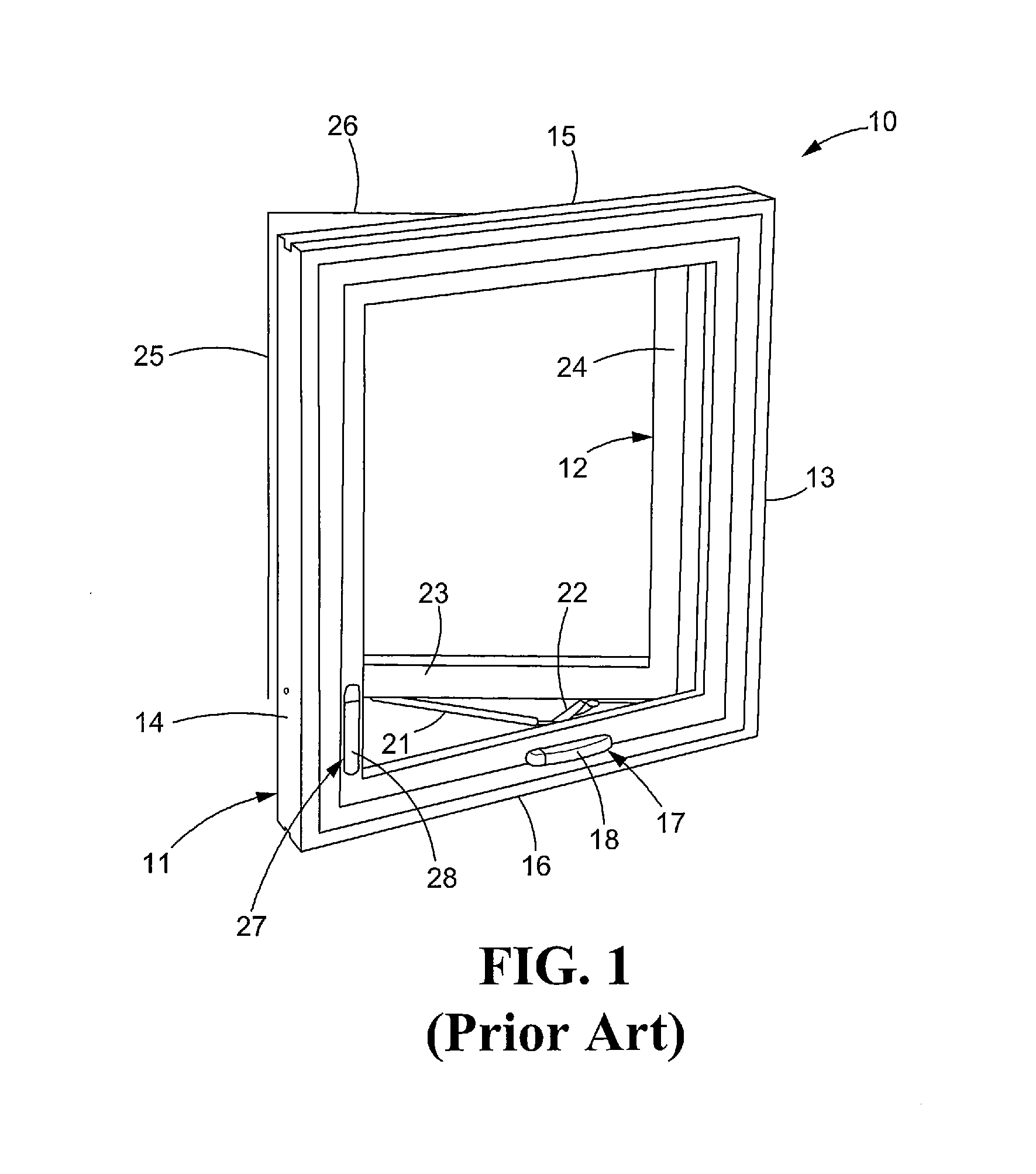Window Lock With Corner Drive And Lock Points Along A Side And The Top Of The Window