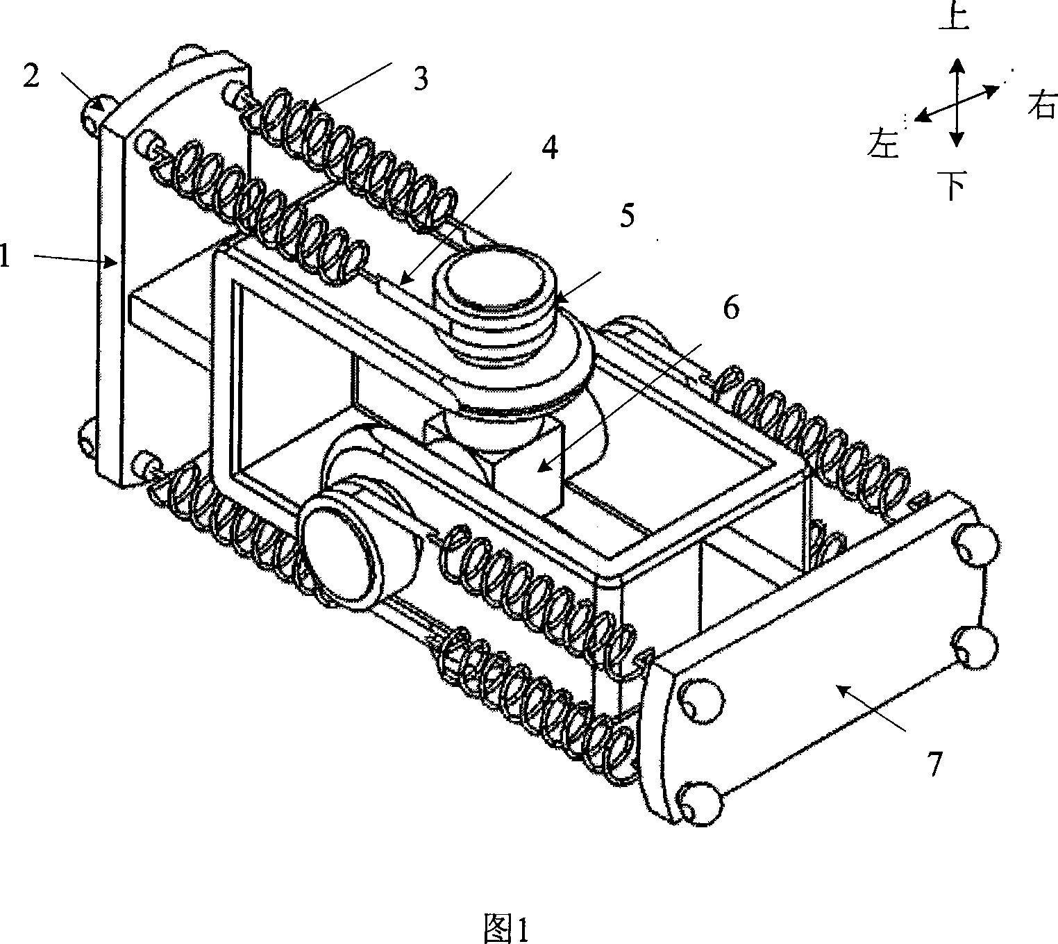 Driving joint for cross axle type robot based on marmen