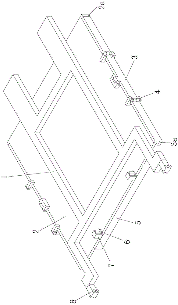 Upper-portion positioning device for auxiliary welding device of elevator