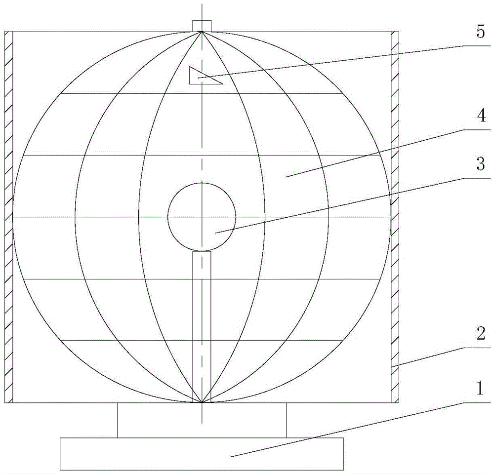 Mercator map projection demonstration device and demonstration method