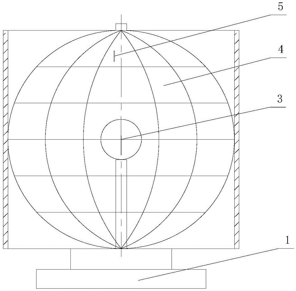 Mercator map projection demonstration device and demonstration method