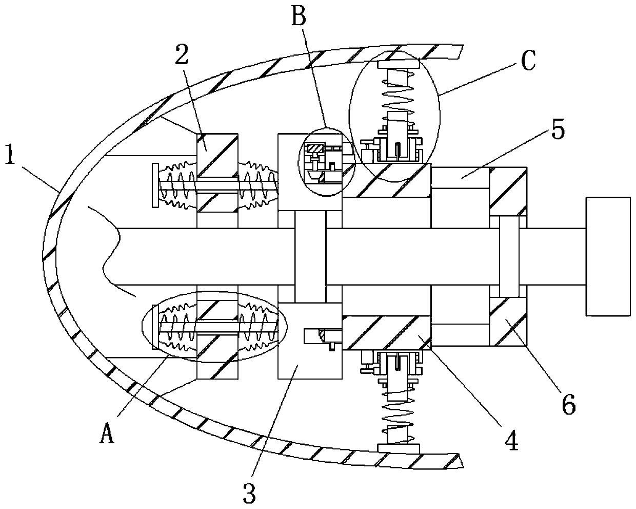 A Ship Thrust Bearing Device with Low Frequency Vibration Isolation Effect