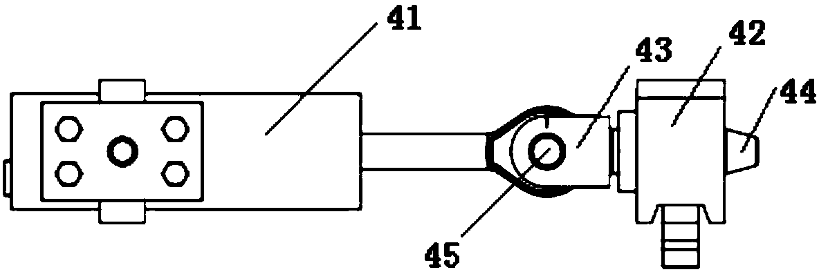 Separated type actuating mechanism for deep-sea visual sampler