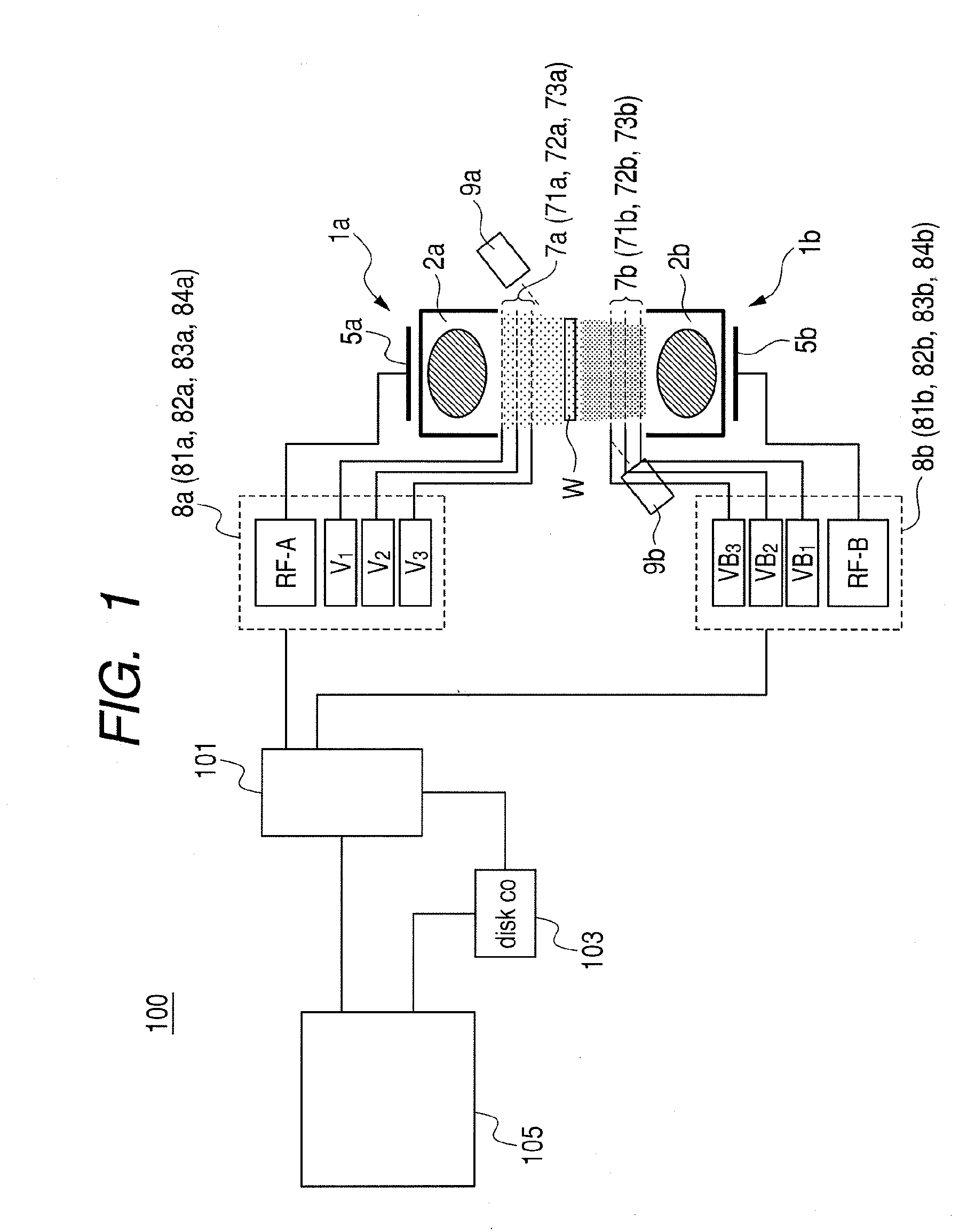 Substrate processing apparatus, and magnetic recording medium manufacturing method