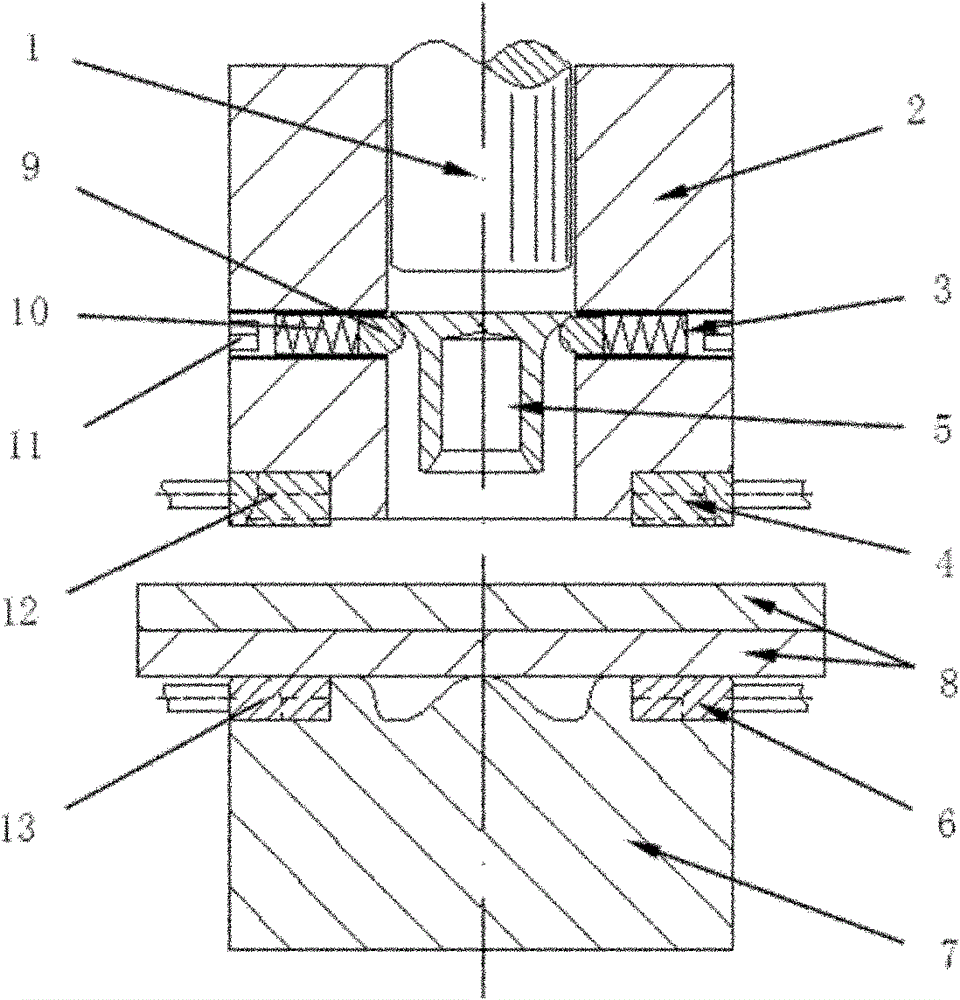 Electroplastic self-piercing riveting device