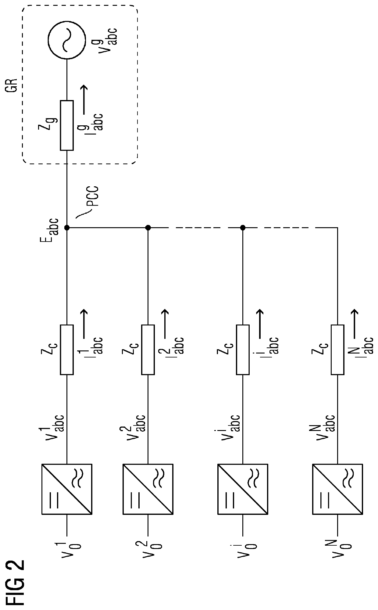 Method to reduce harmonics in the electrical output of a power plant