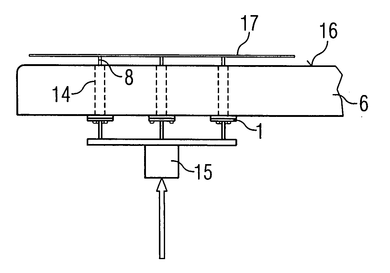Wafer lifting device