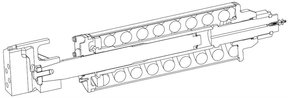 Maintainable tensioning device for engineering machinery crawler belt