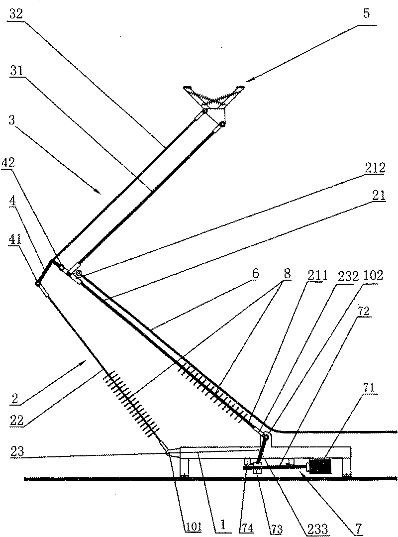 High-strength insulation material pantograph