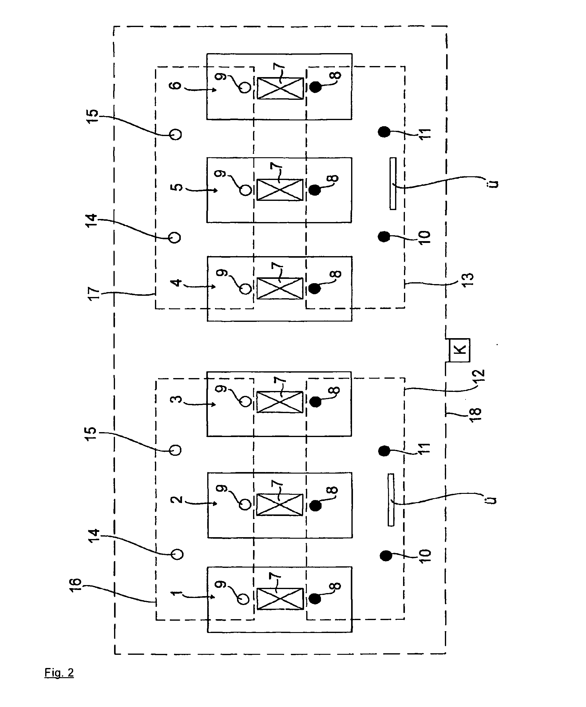Device for coordinating patient care in hospitals, nursing homes, doctors offices or the like and method for operating such a device