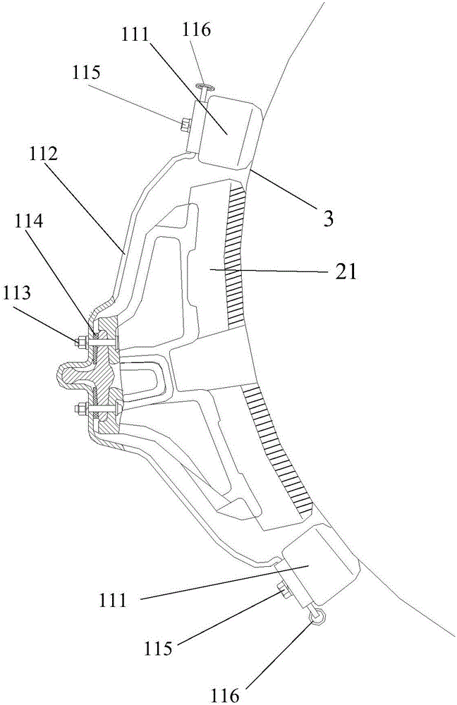 Brake shoe protector and railway vehicle brake system