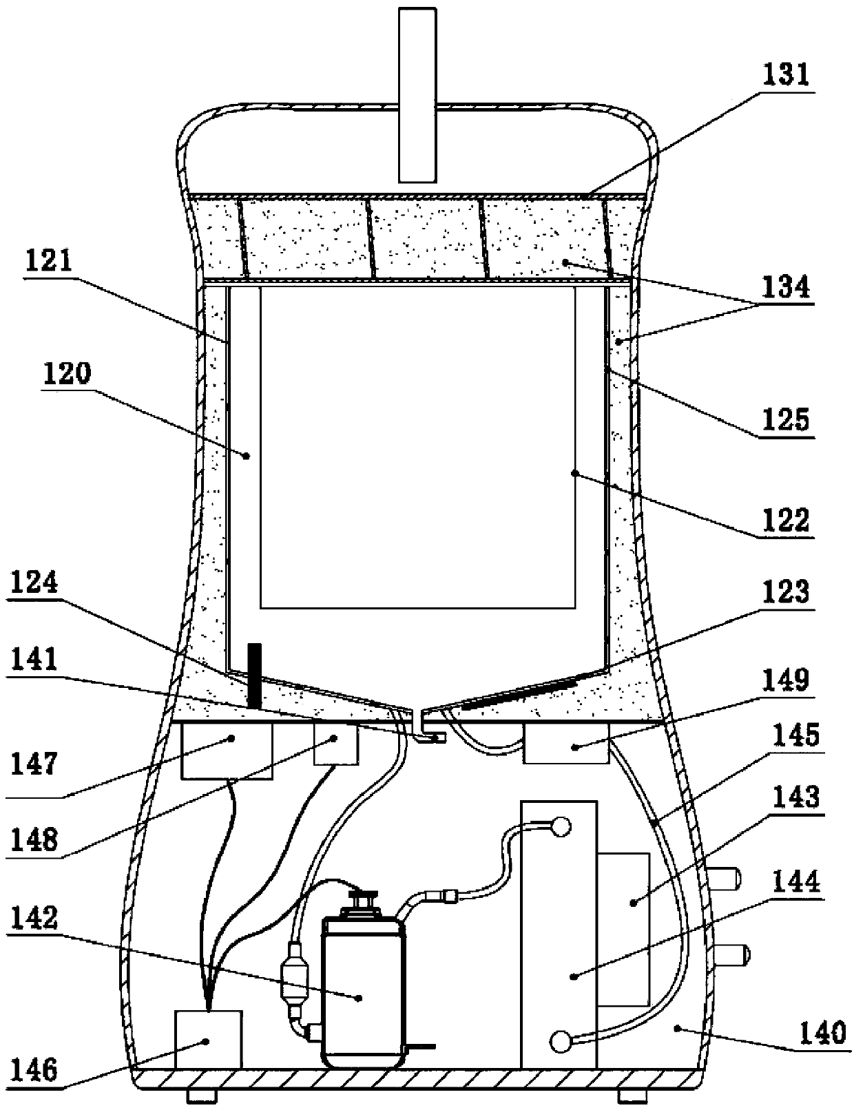 Wine brewing equipment and wine brewing method