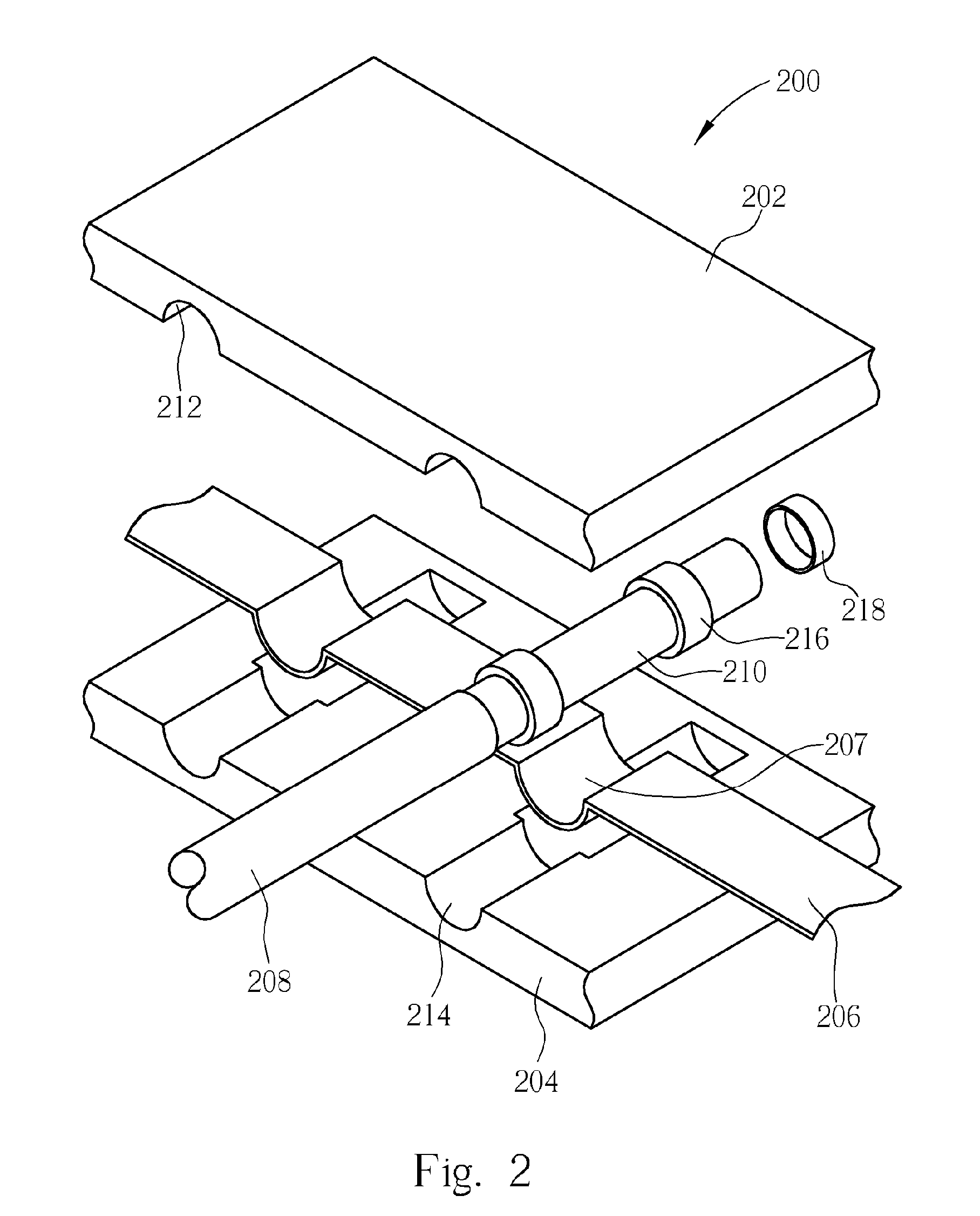 Clamp structure of an external electrode lamp