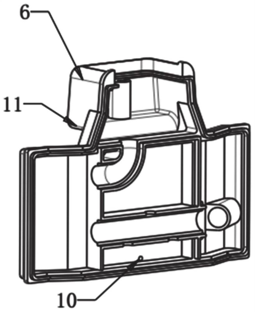 Air suction and noise reduction cover device, compressor and method