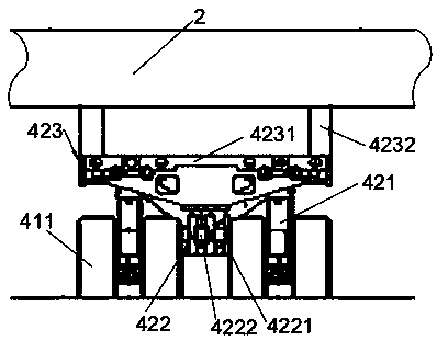 Ship loading device and ship loading method for marine booster station