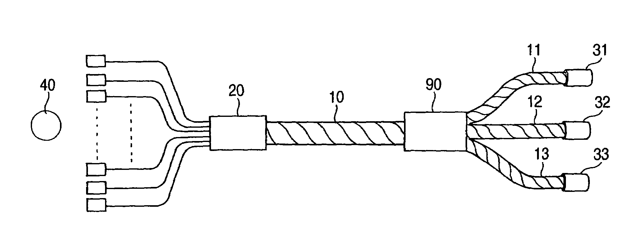 Optical fiber bundle, light source device using the optical fiber bundle, and method for manufacturing the light source device