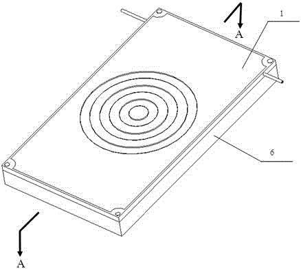 Phase change temperature control device for electronic heating components and manufacturing method thereof