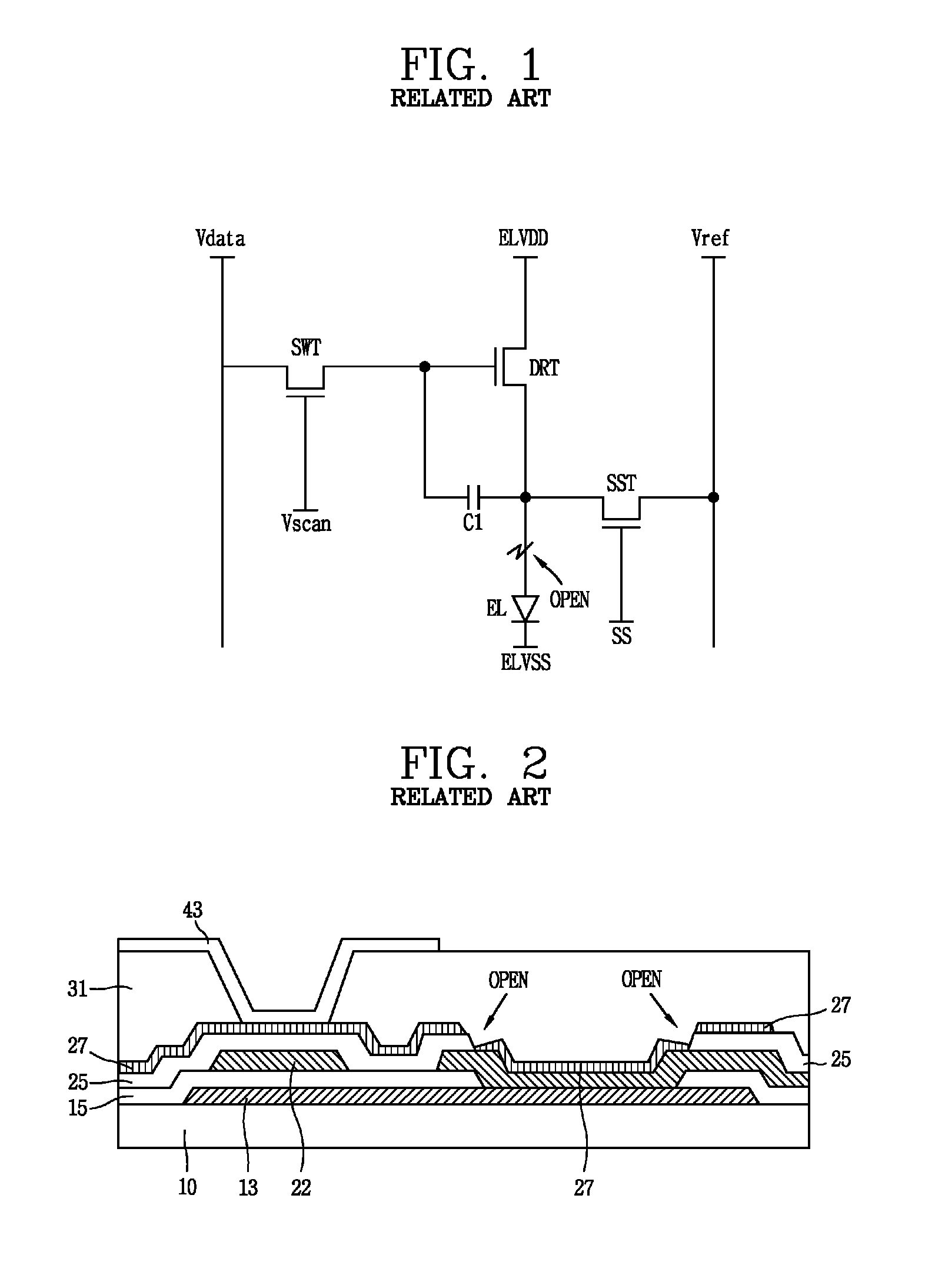 Organic light emitting diode display, and fabricating and inspecting methods thereof